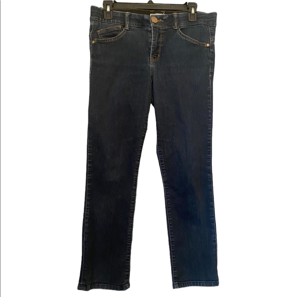 Jolt Dark Denim Straight Leg Jeans